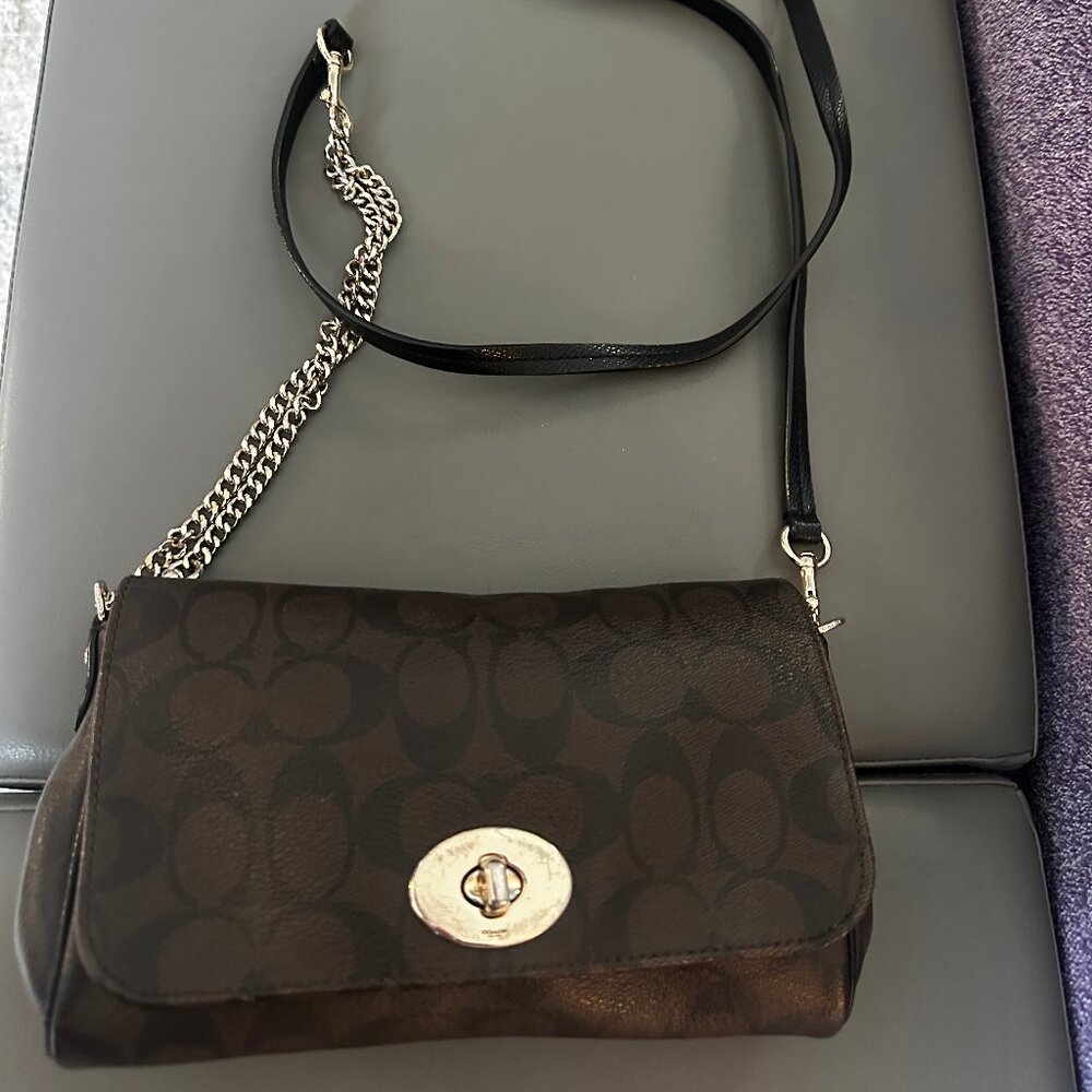 Coach Signature Crossbody Purse